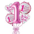 1st Birthday Boy Decoration Kit For Kids , Baby Boy Theme 5 pcs Theme. 