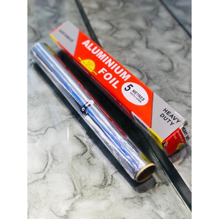 Aluminium Foil Sheet Roll  / Baking Barbecue Grill Paper Width 30cm Total length (5m)