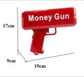 Rain Money Gun Toy with 100 Pcs Play Money Cash Paper Playing Spray. 