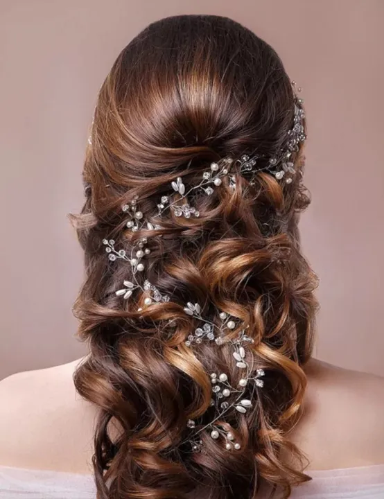 Crystal%20Pearl%20Hair%20Belt%20Wedding%20Bridal%20Hair%20Ornaments%20Hair%20Jewelry%20Decorations%20for%20Brides%20Wedding%20Hair%20Accessories%20-%20Image%204