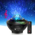 Compact Multi-Functional LED Galaxy Projector Light With Built-In Bluetooth Speaker – Portable Mini Design. 