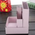 Paper Board Storage Box Desk Decor Makeup Cosmetic Stationery Organizer Case DIY. 
