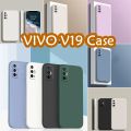 Original For VIVO V19 Silicone Full Cover Case Anti-fingerprint Phone Case Cover. 