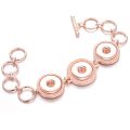 High Quality Snap Jewelry Bracelets Metal 18mm Snap Button Bracelet for Women Men Fit Snap Button Jewelry Button Bracelet Bangle. 