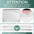 【Mary DAI Store】Batianda French English Layout Keyboard Cover Skin for Macbook Pro 2020 A2338 A2289 M1 A2141 Model. 