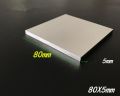 Aluminium alloy plate 5mmx80mm article aluminum 6063-T5 oxidation width 80mm thickness 5mm length 300mm 1pcs. 