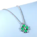 New Anime Tokyo Revenger Necklace Four Leaf Clover Pendant Necklace for Women Girl EVICH. 