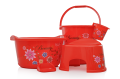 Beauty Baby Bathing Set – 5pcs Gift Bundle for Babies (Bath Bucket, Bath Mug, Soap Stand, Bath Stool, Bath Tub – Beautiful & Durable Plastic). 