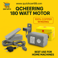 Q Cheering 150W/180/250 Sewing Machine Motor with 100% Pure Copper Wiring – Powerful Motor for Stitching Machines. 