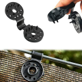 NCANRUI 60PCS Shade Cloth Heavy Duty Lock Grip, Shade Cloth Plastic Clips Reusable Plastic Clips. 