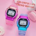 SKMEI Sports Fashion Gradient Waterproof Digital Watch For Women 1622. 