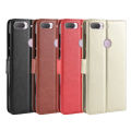 HTC Desire 12 PLUS phone case HTC Desire 12 flip cover crazy horse pattern leather case 12 flip shockproof magnetic leather card slots wallet Anti-drop  Luxury Soft Side Protection Mobile Phone Case Cover Back. 
