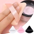 1Pc Portable Short Fleece Triangular Powder Puff Mini Face Makeup Sponge Soft Powder Puff Washable Makeup Tools. 