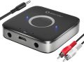 Aux Bluetooth Adapter Car Stereo System, SONRU Bluetooth Receiver 5.0 Audio Adapter with Aux 3.5 mm RCA Cable Dual AUX Outputs for Car Radio Home Stereo System. 