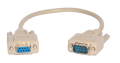 9-pin Male to 9-pin Female 6" Serial Data Genuine Cable RS232. 