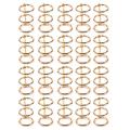 20Pcs 3 Ring Gold Book Rings Leaf Binders Office Book Rings Snap Split Hinged with 20 mm Inner Diameter Gold Book Rings. 