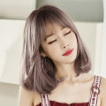 Factory Wholesale Wig Women's Short Hair Rinka Haircut Shoulder-Length Full Top Hair Cover Natural & Fluffy Collarbone Length Haircut Curly Hair Inner Buckle. 