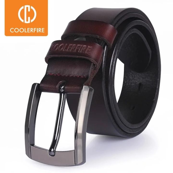 Men High Quality Genuine Leather Belt Luxury Designer Belts Men Cowskin Fashion Strap Male Jeans