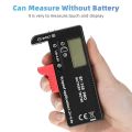 1 Pieces Digital LCD Universal Battery Tester (Model: Bt - 168 PRO), Portable Battery Checker Battery Tester for AA AAA C D 9V 3.7V 1.5V Button Cell uk import A1371. 