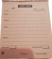 Gate Pass Triplicate Book 3 Ply (Used to keep track movement of inventory and stock outside the warehouse premesis). 