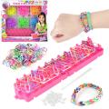 Loom Rubber Bands Bracelet Kit With Premium Quality Accessories - 6 Unique Bright Color Bands, Refill Kit for Girls & Boys. 