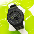 (Ready Stock) G .Shock GA2100 Men Watch Digital Sport Watch LED Display Water Resistant Shockproof and Waterproof World Time LED Auto Light Sports Square Wrist Watches GA-2100-1A3 (copy original 1.1 premium). 