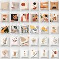 Brand New Nordic Simple Abstract Line Drawings Cushion Cases Morandi Decorative Pillows Case Modern Livingroom Sofa Throw Pillow. 