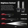 D4S HID Bulbs, Xenon Headlight Replacement Bulb 35W 6000K White High Low Beam for Toyota Lexus, Pack of 2 (6000K). 