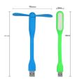 Combo 1+1 Offer Portable & Flexible Mini USB Fan + USB LED Light Lamp For Mobile OTG Power Bank Notebook Laptop Desktop PC Desk (Multicolor). 