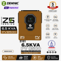 Ziewnic Z5 Series PV8500 Hybrid Solar Inverter 6.5KVA | Pure Sine Wave | On/Off Grid | 5 Year Warranty | Ziewnic Solar Energy Official Store. 