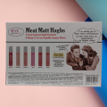 Warda Beauty Meat Matt Haghs 6 Colors Liquid Lip Gloss. 