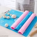 Silicone Baking Mat Extra Large for Pastry, Roti & Dough Rolling with Measurements | Non-Stick Heat-Resistant Baking Sheet | Reusable Rolling Board for Bread, Cookies, Pizza, Chapati | Kitchen Counter Protective Mat. 