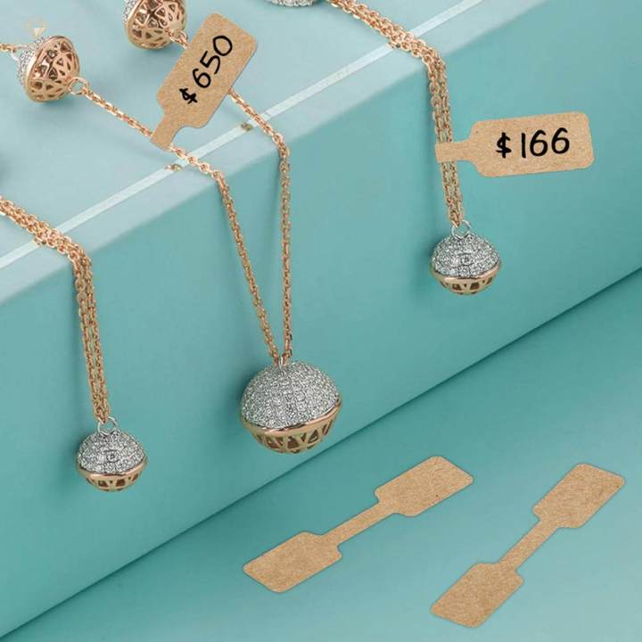 1%20Roll%20500Pcs%20Jewelry%20Price%20Tags%20Stickers%20Price%20Sticker%20Blank%20Price%20Label,%20Necklace%20Display%20-%20Image%208