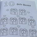 Alphabet letters and counting with 100 Stickers 3 Colors for Kids - Pack of 3. 