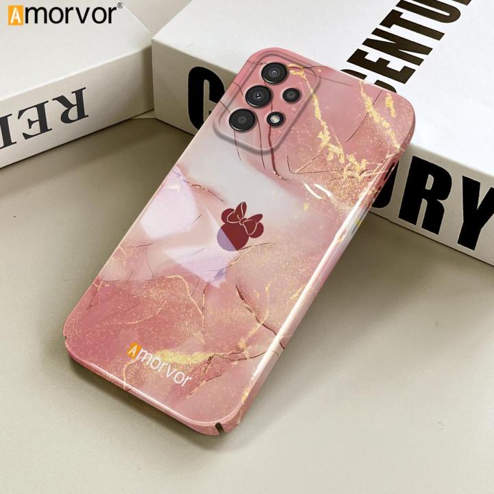 AMORVOR for Samsung Galaxy A13 4G Back Cover Luxury New Style Hard Mobile Cover Camera Protection Phone Case