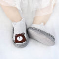 Baby Floor Sock Lovely Creative Pure Color Infant Shoes for Winter. 