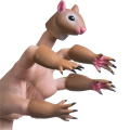 B Squirrel Finger Puppet Set, Animals Puppet Show Theater Props, Weird Stuff Gifts Easy Install Easy to Use. 