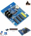 HD-W03 Three Row Single Color WiFi LED Display Controller Card, 3x HUB12, 1xHUB0. 