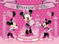 MINNIE MOUSE THEME BIRTHDAY PARTY BANNER ( 36 INCHES X 24 INCHES ). 