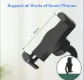 Tiktok, sketch and Art drawing, and YouTube videos creator Compatible Compact Lightweight Mobile Smart Phone Tripod Stand - Black. 