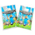 Minecraft Goody Bags - 10 Inch x 6.5 Inch - Gift Bags - Blue - Unisex - Pack Of 10. 