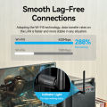Vention USB WIFI Dongle 6dBi High Gain Antenna AC650 Network Adapter 5GHz 2.4GHz Dual Band Wifi Connector for PC Desktop Laptop Bluetooth 5.0 Supported LAN Receiver. 