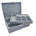 Jewelry organizer Box - Women Display Storage Case Large PU Leather Jewelry Holder with Lock for Earring Ring Necklace Bracelet. 