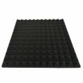 12 Pack Pyramid Shape Soundproof Foam Sound Proof Padding Treatment Panel for Echo Bass Insulation -Black. 