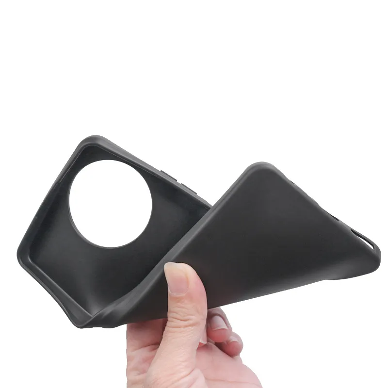 LCEHTOGYE Cover Per Blackview Oscal C30 PRO - Custodia In Silicone Morbido TPU, Sottile E Antiscivolo, Protezione Antiurto, Colore Nero