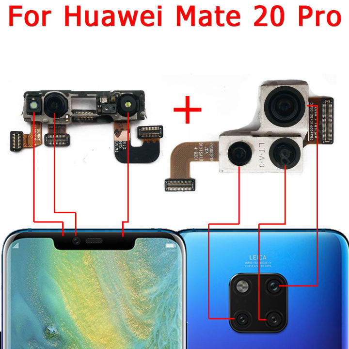 【Mary DAI Store】Huawei Mate 20 Pro Mate20 20Pro Front Rear Back Up Camera Frontal Main Facing Small Camera Module Replacement