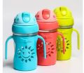 Plastic Baby Sippy Bottle with Handles,Sipper cup for babies,Baby Sipper Cup with Straw and Handles – Leak-Proof Training Cup for Kids,Baby Feeding Cup with Smooth Straw Bottle for Drinking Multicolor. 
