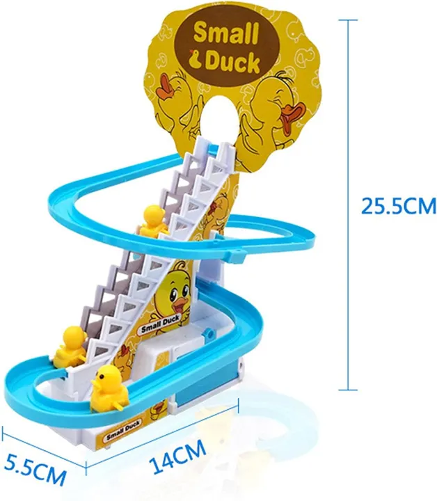Duck%20Climbing%20Stairs%20Toy%20Children%20Roller%20Coaster%20Toy%20Set%20Duck%20Race%20Track%20Set%20With%20LED%20Flashing%20Lights,%20Music%20-%20Image%206