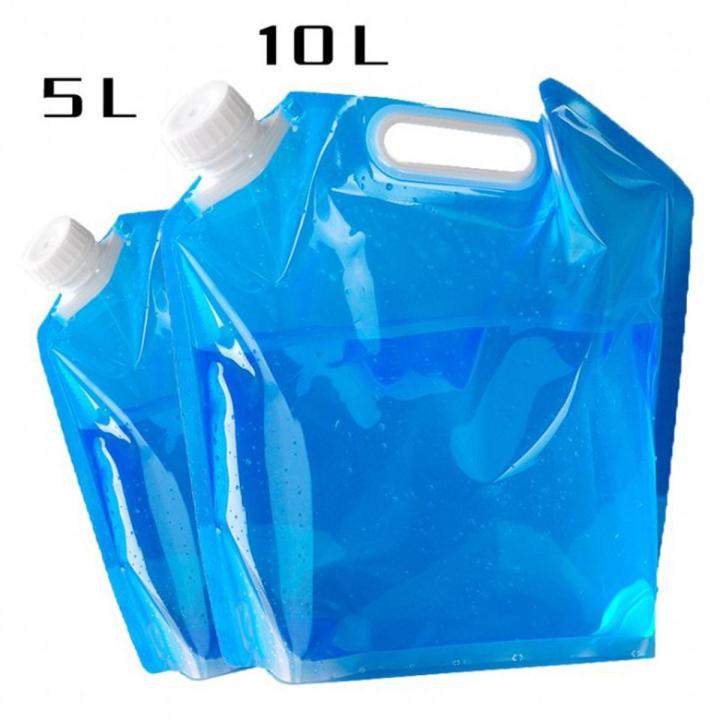 5L / 10L Collapsible Water Tank Container/ Outdoor Portable Water Bags/ Foldable Soft Flask Sport Water Bottle/ Camping Picnic BBQ Waterbag Storage Carrier