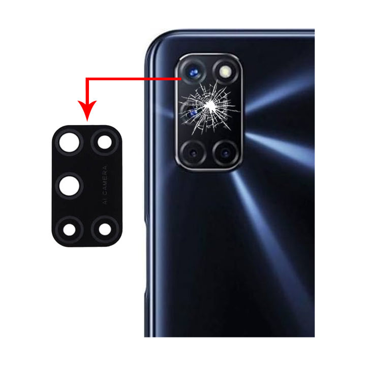 Oppo A52 Camera Glass Replacement Rear Back Camera Lens For Oppo